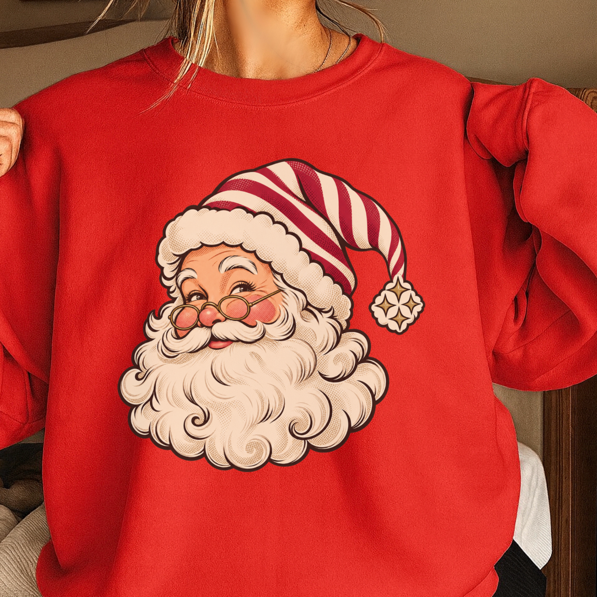 Santa Christmas Crewneck Sweatshirt