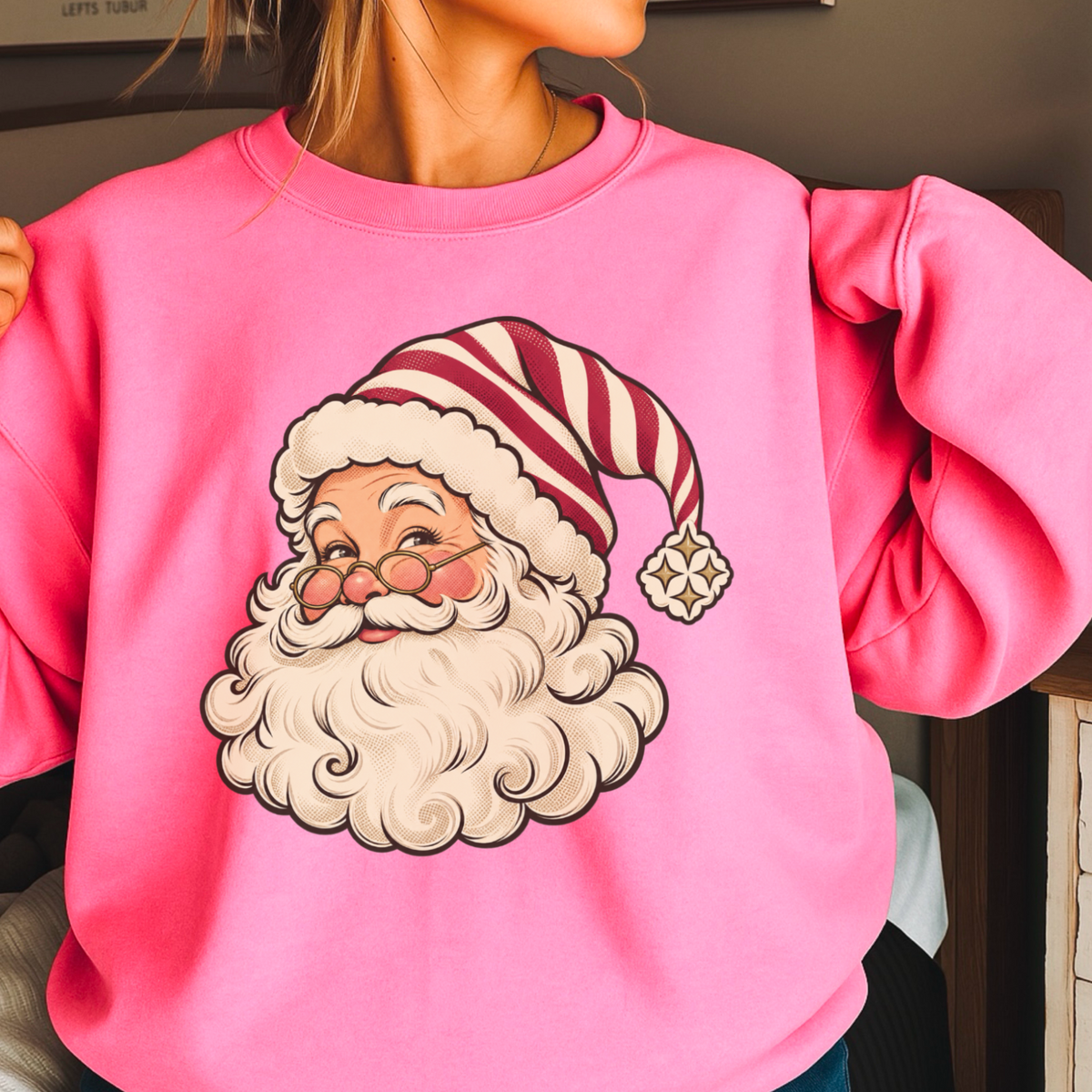 Santa Christmas Crewneck Sweatshirt