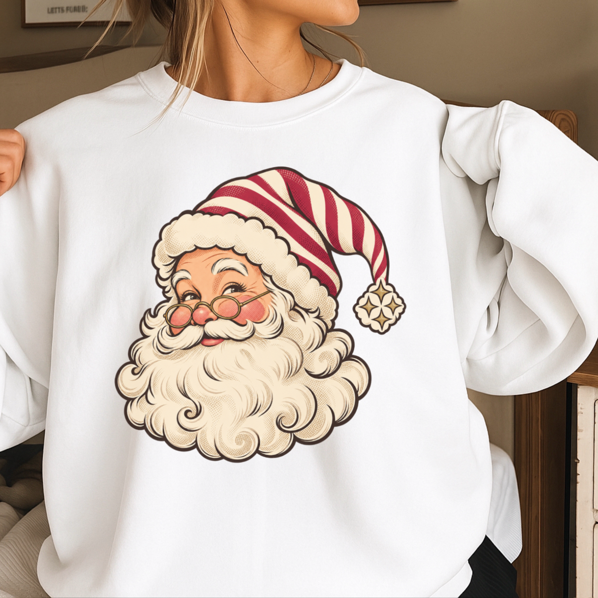 Santa Christmas Crewneck Sweatshirt
