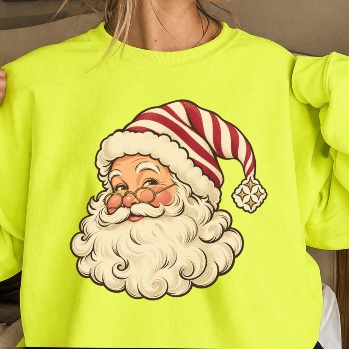 Santa Christmas Crewneck Sweatshirt