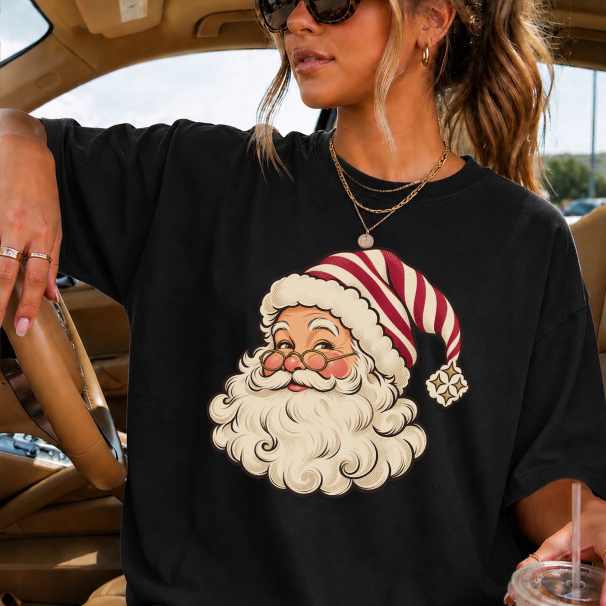 Santa Comfort Color Graphic Tee
