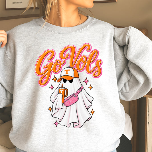 Tennessee Halloween Ghost Crewneck Sweatshirt