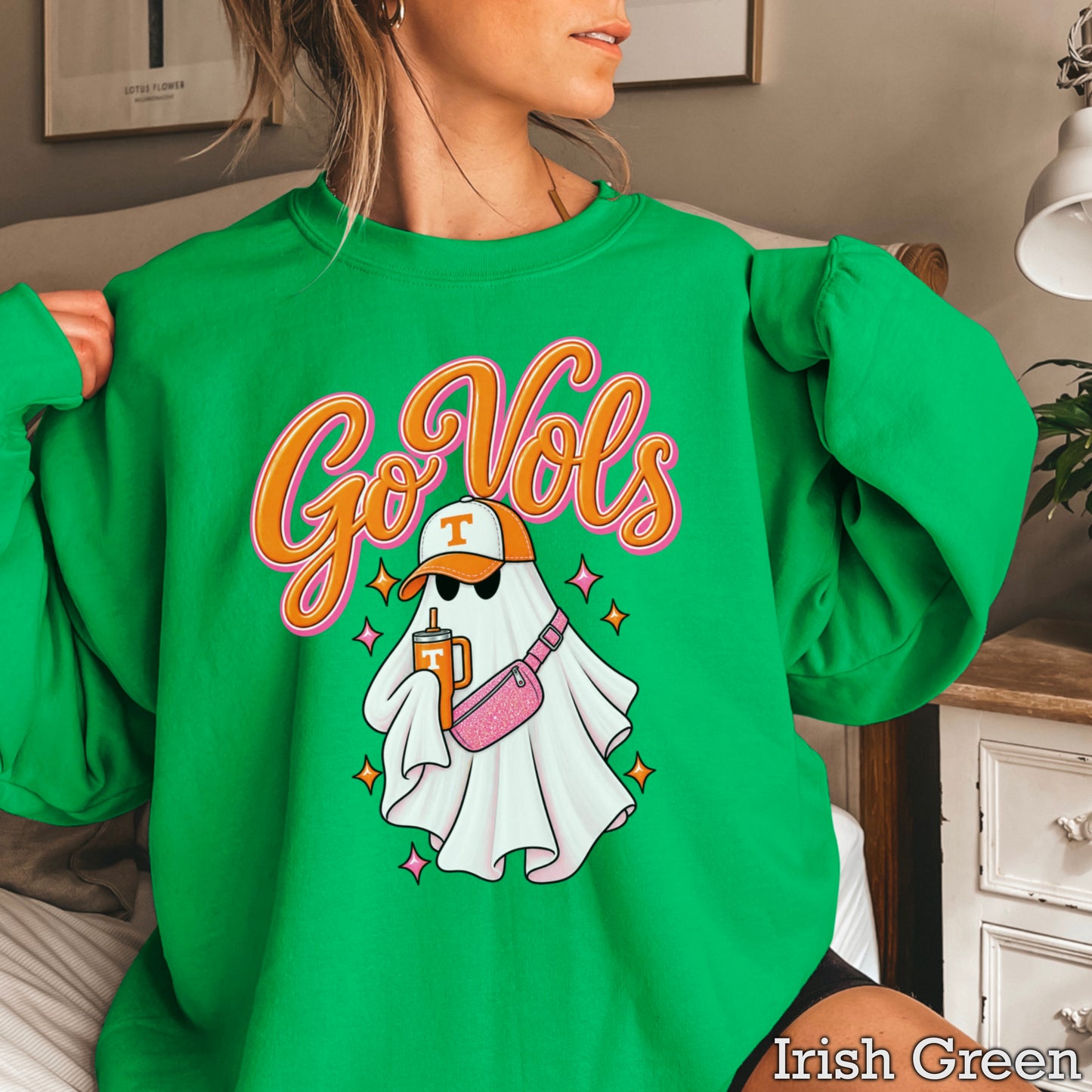 Tennessee Halloween Ghost Crewneck Sweatshirt