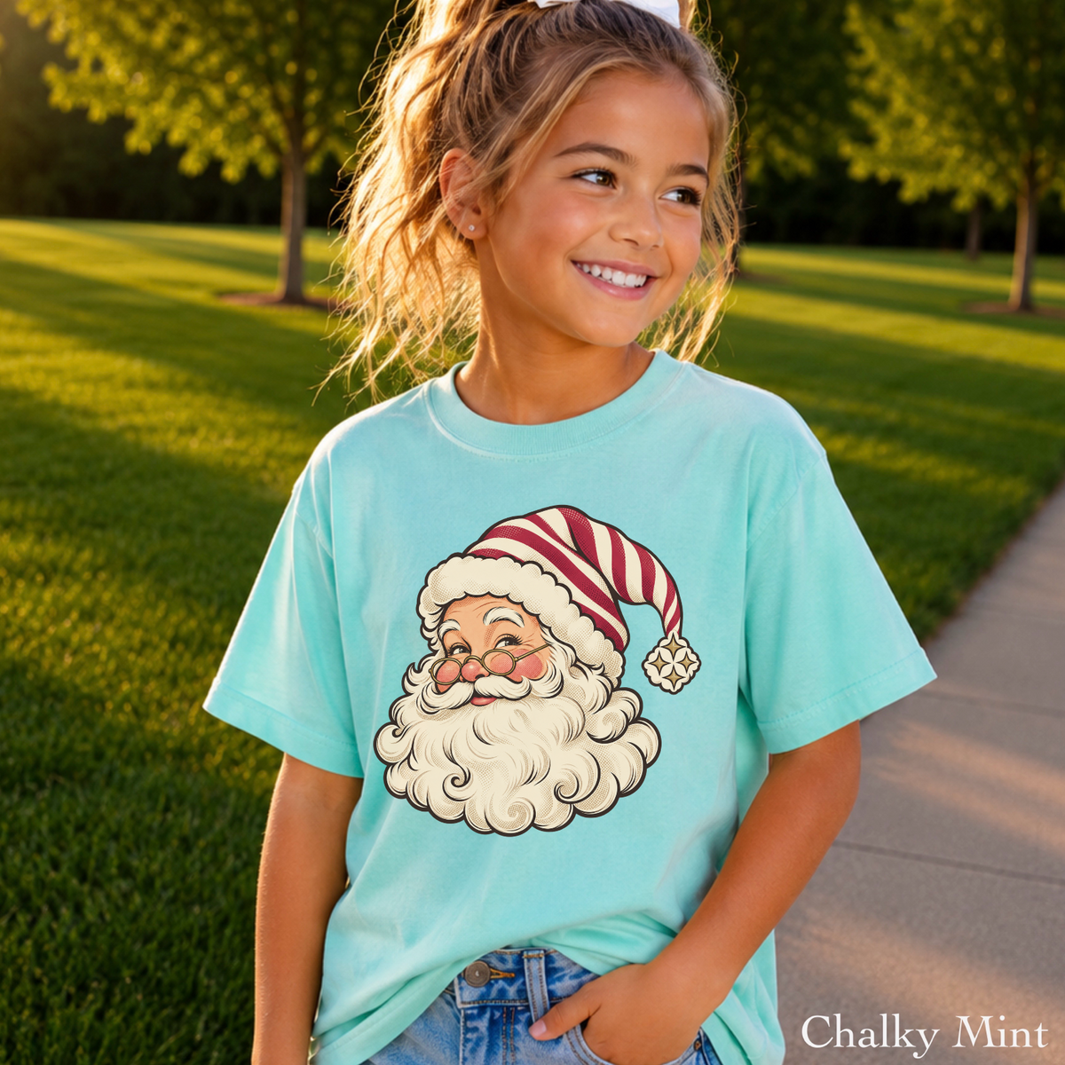 Santa Youth Comfort Color T-Shirt