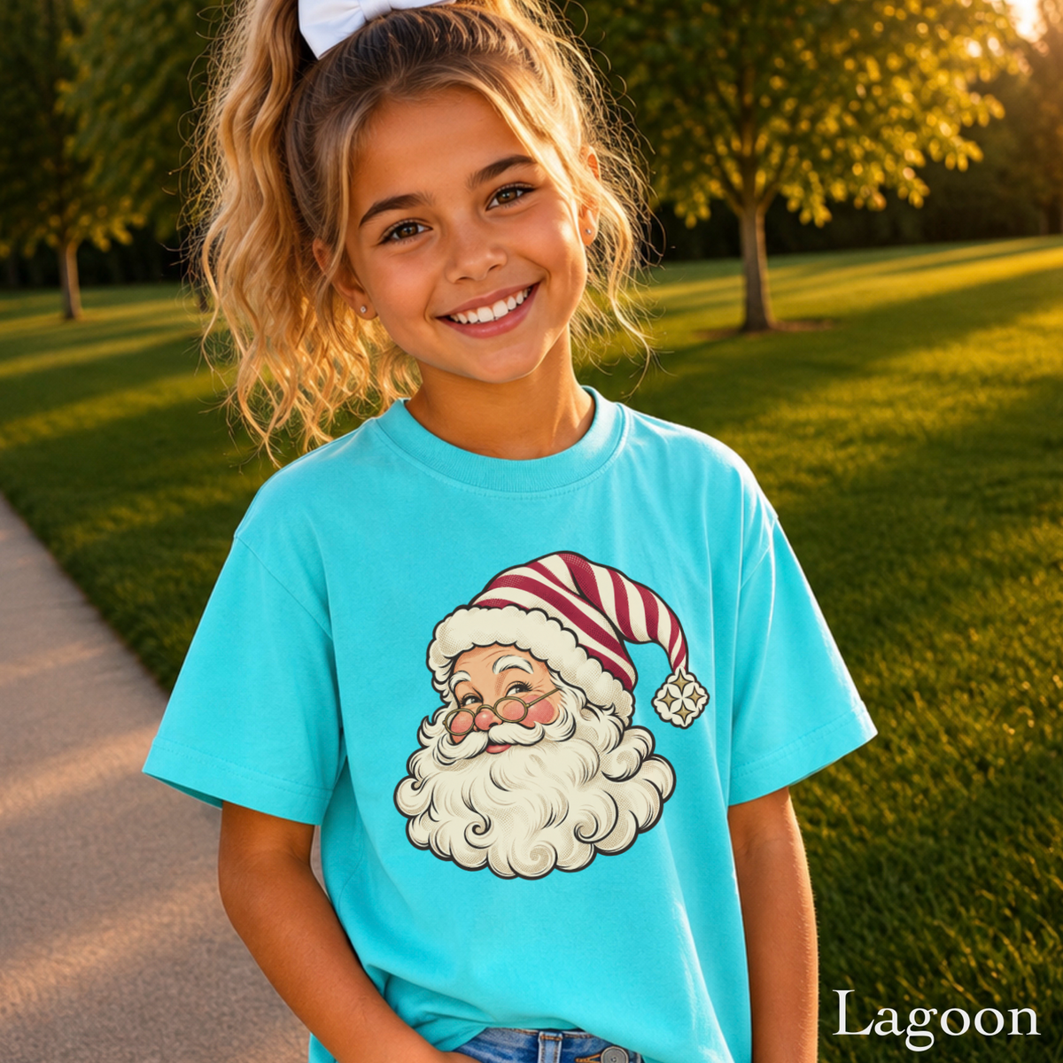 Santa Youth Comfort Color T-Shirt