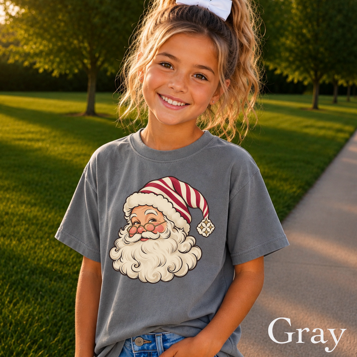 Santa Youth Comfort Color T-Shirt