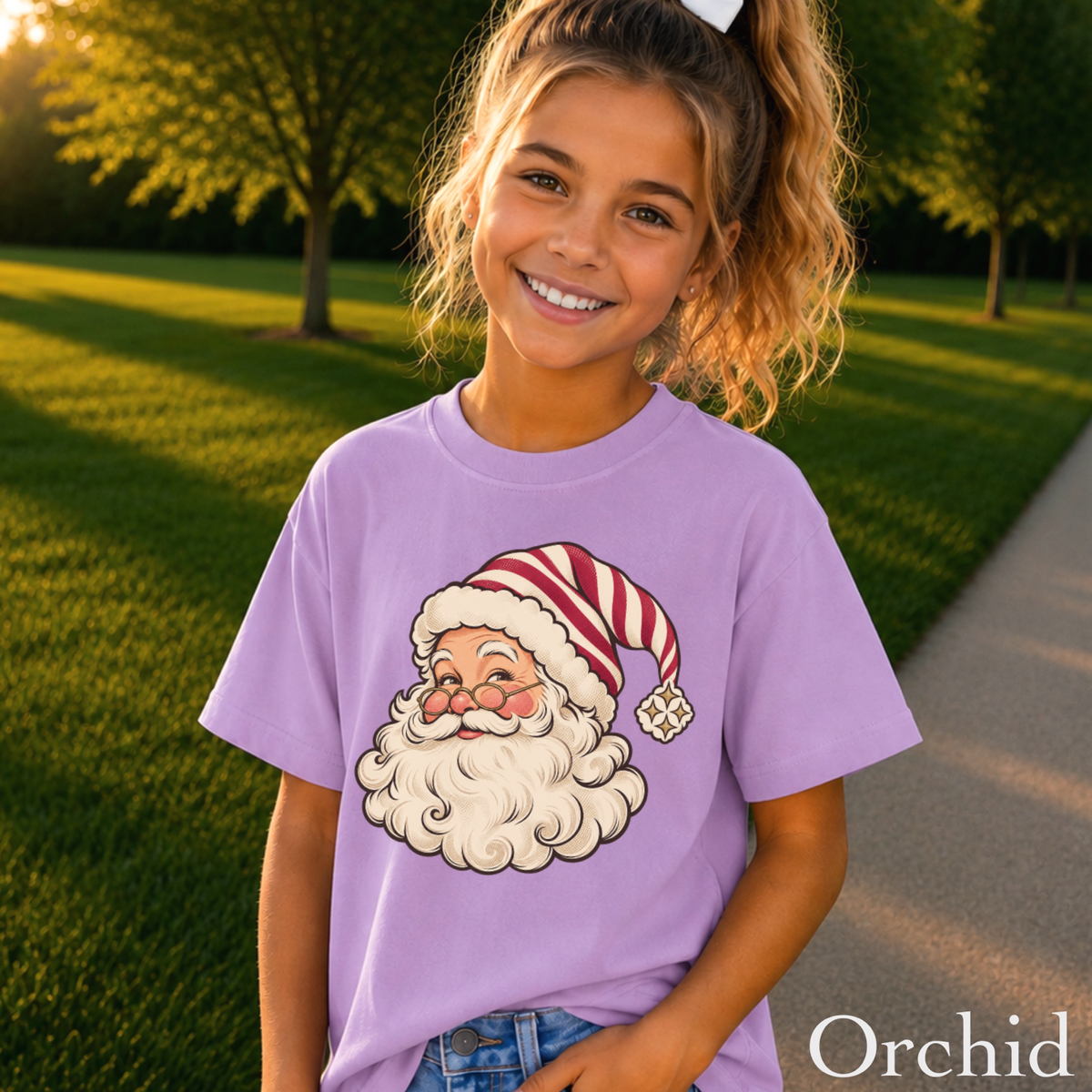 Santa Youth Comfort Color T-Shirt