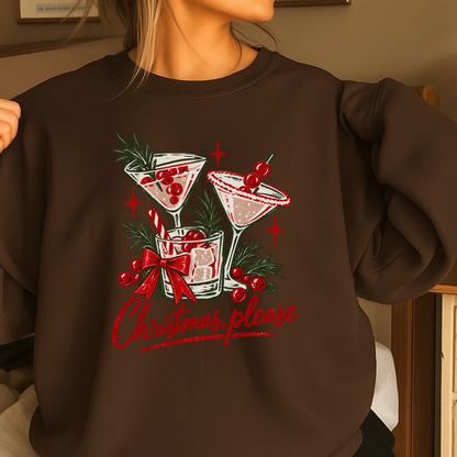 Christmas Please Crewneck Sweatshirt
