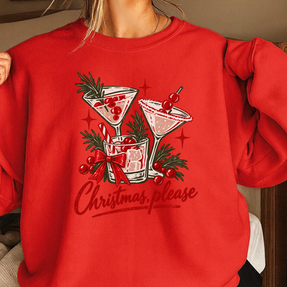 Christmas Please Crewneck Sweatshirt