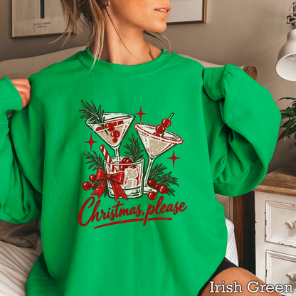 Christmas Please Crewneck Sweatshirt