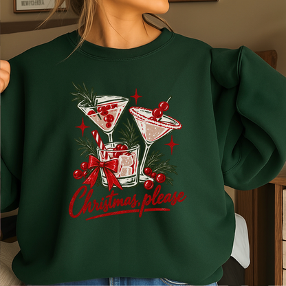 Christmas Please Crewneck Sweatshirt