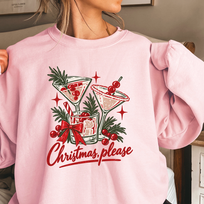 Christmas Please Crewneck Sweatshirt