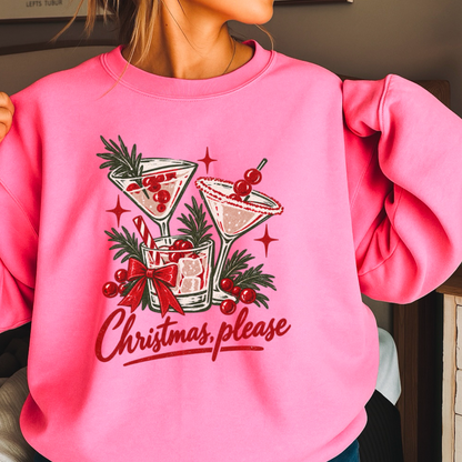 Christmas Please Crewneck Sweatshirt