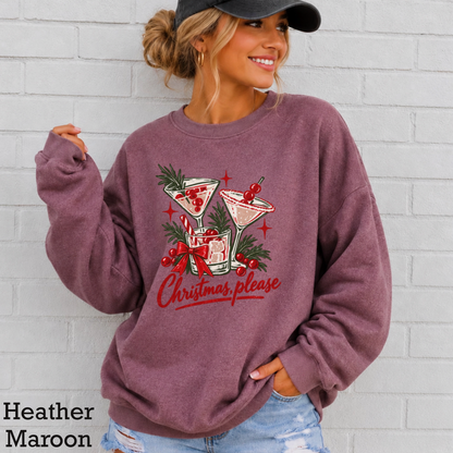 Christmas Please Crewneck Sweatshirt