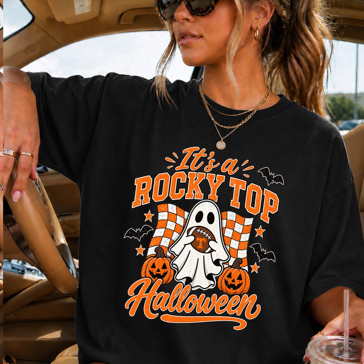 Tennessee Halloween Comfort Color Graphic Tee