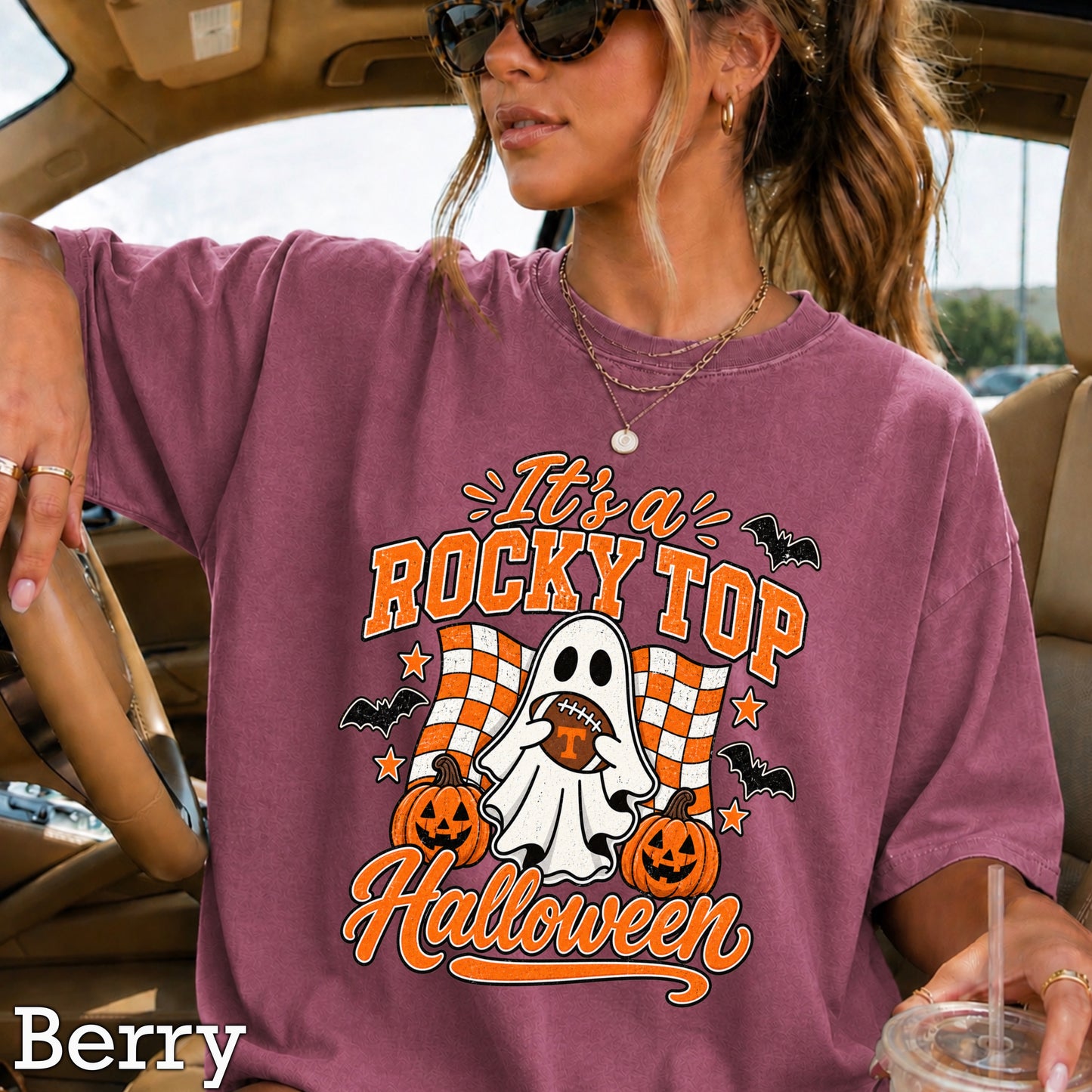 Tennessee Halloween Comfort Color Graphic Tee