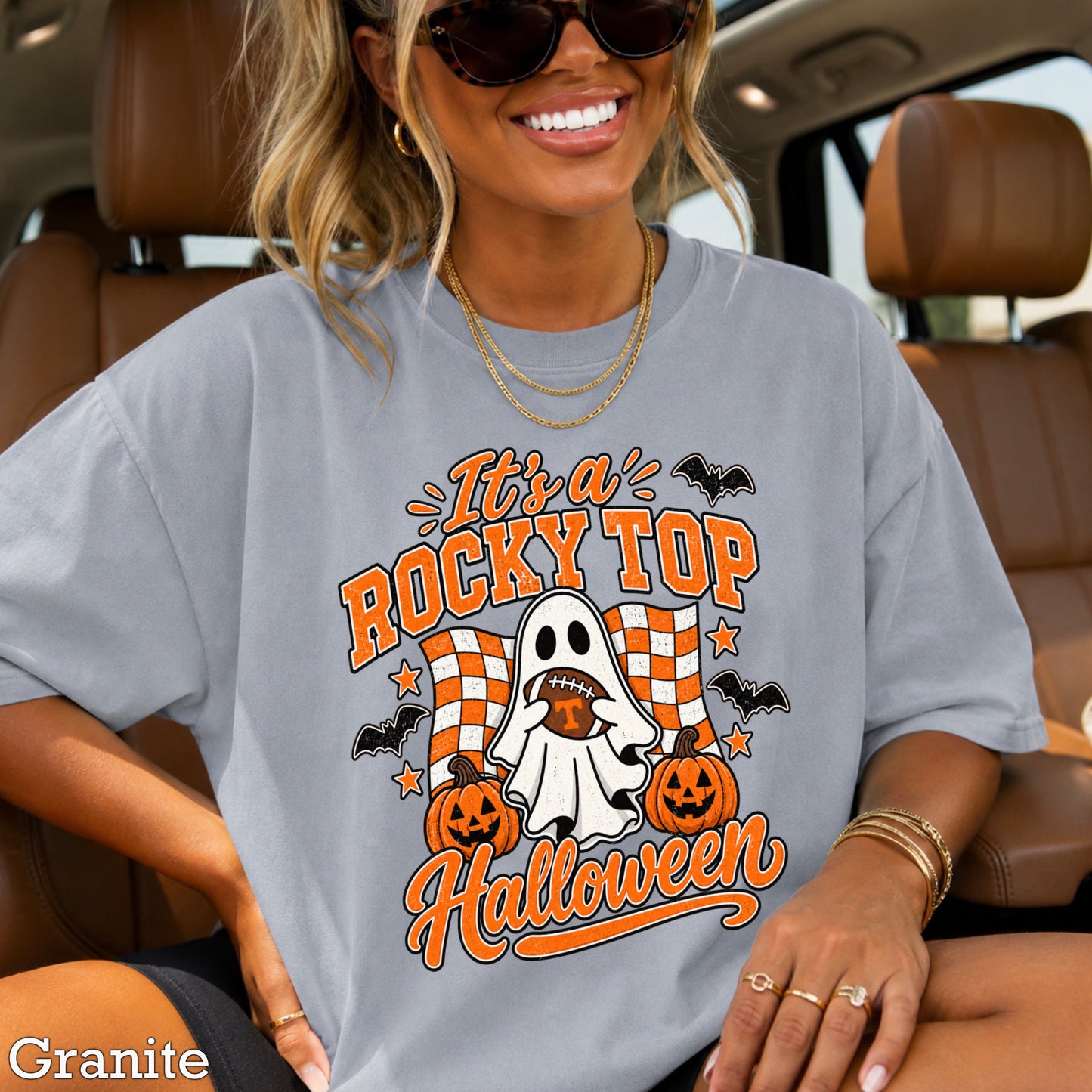 Tennessee Halloween Comfort Color Graphic Tee