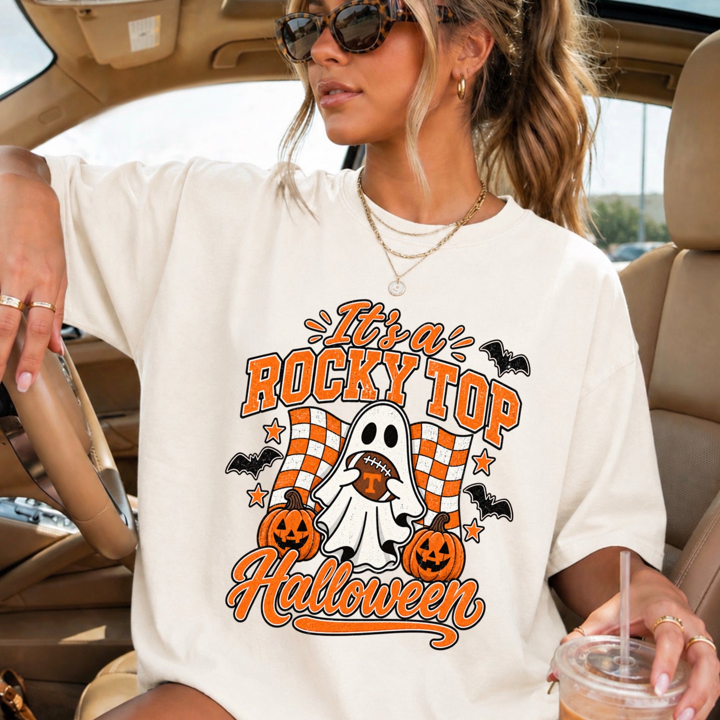 Tennessee Halloween Comfort Color Graphic Tee