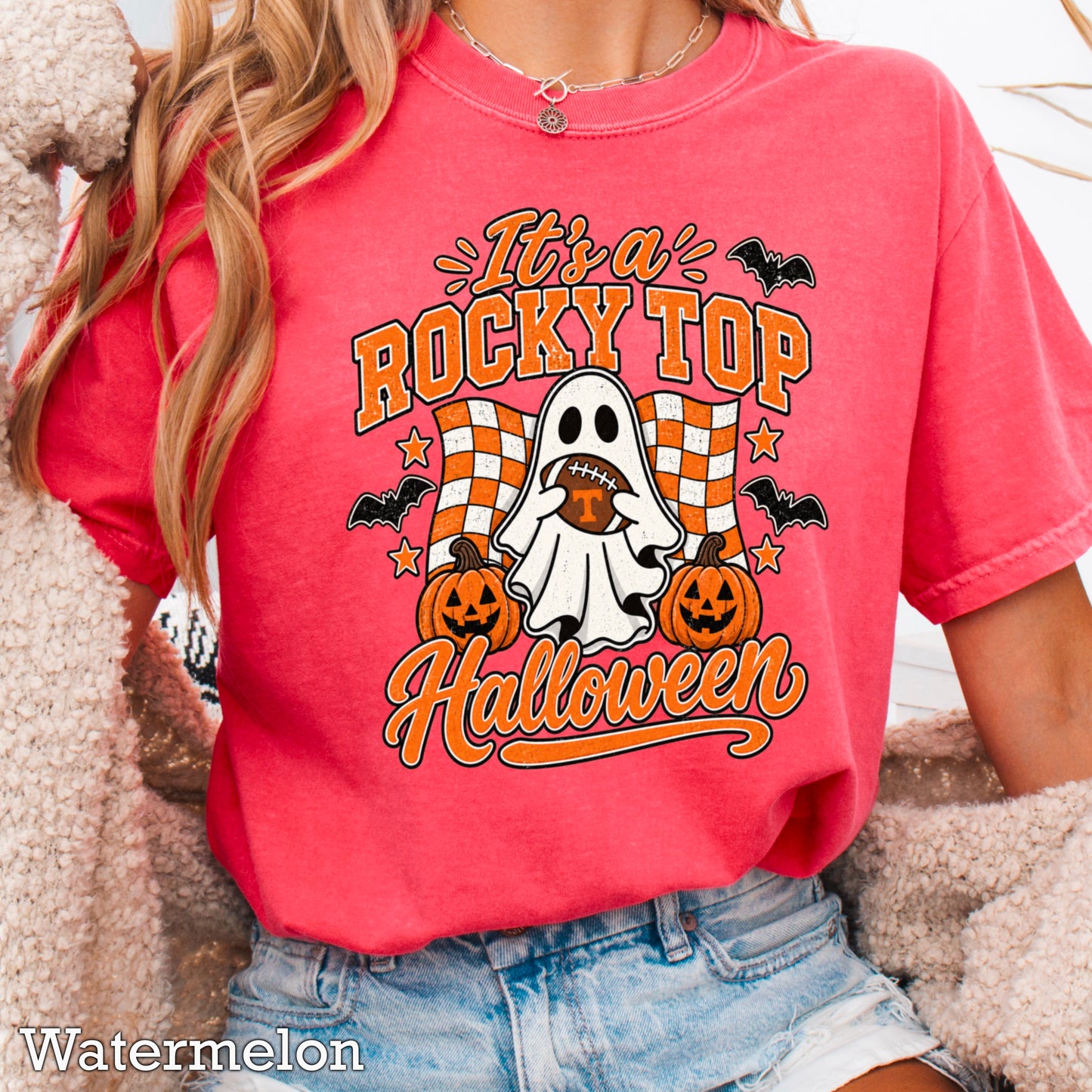 Tennessee Halloween Comfort Color Graphic Tee