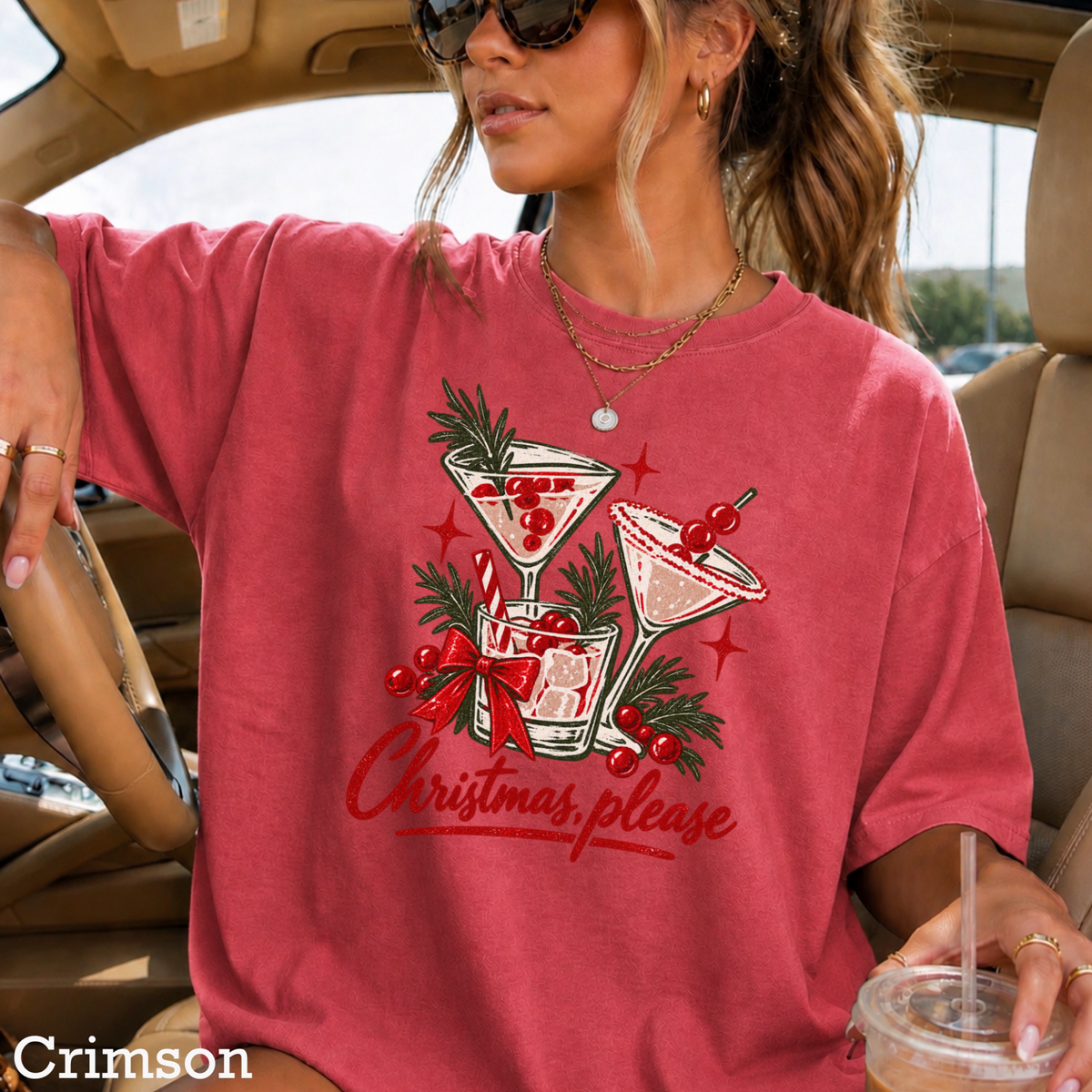 Christmas Please Comfort Color Graphic Tee