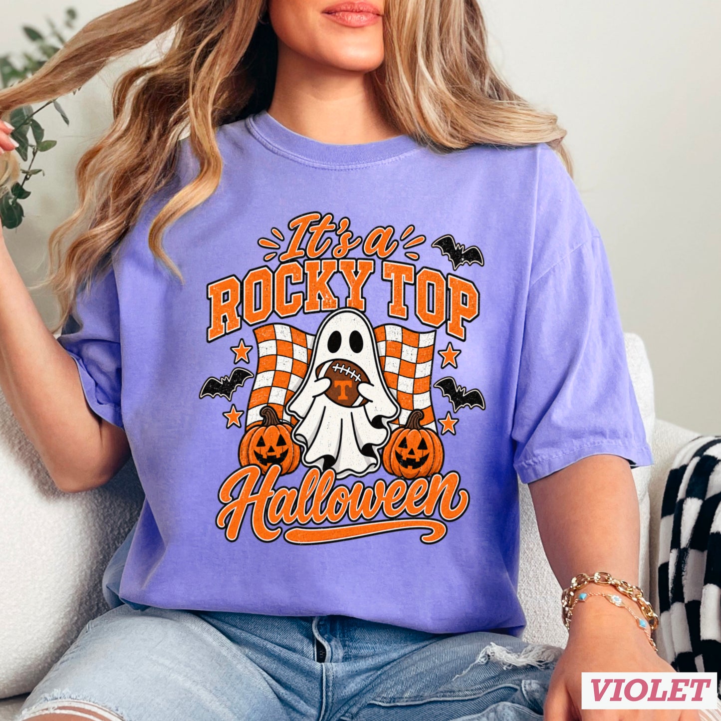 Tennessee Halloween Comfort Color Graphic Tee