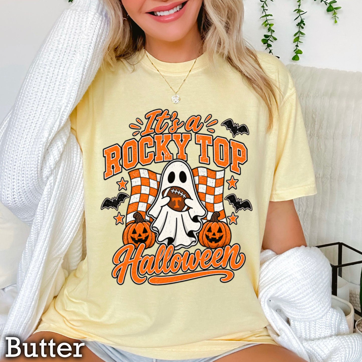 Tennessee Halloween Comfort Color Graphic Tee