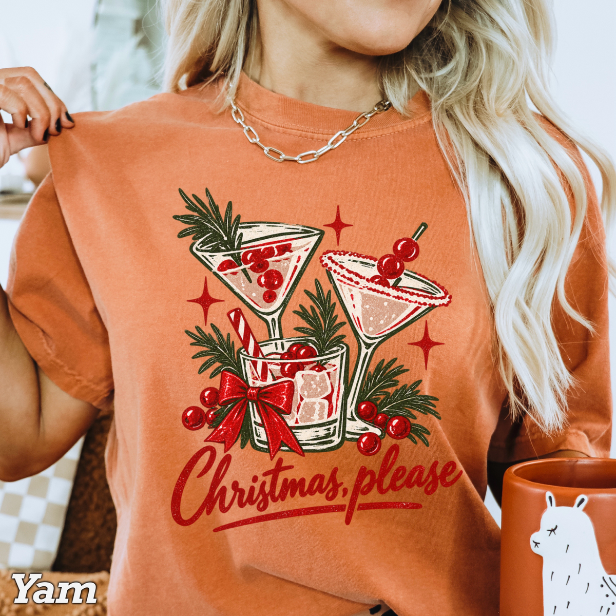 Christmas Please Comfort Color Graphic Tee