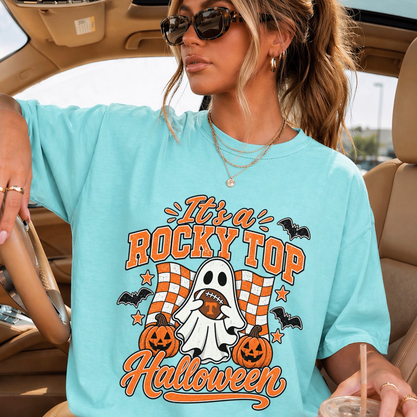 Tennessee Halloween Comfort Color Graphic Tee