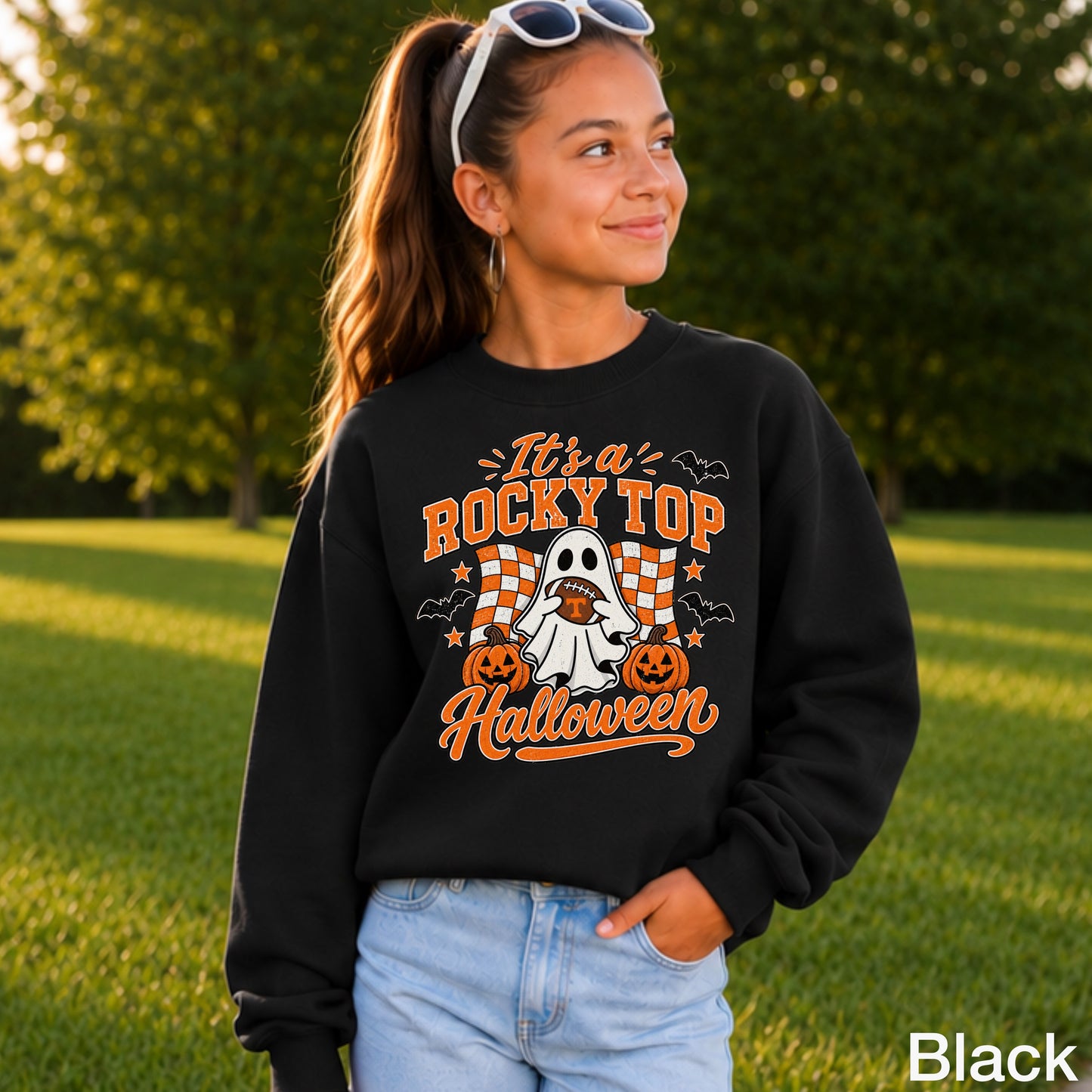Tennessee Halloween Youth Crewneck Sweatshirt