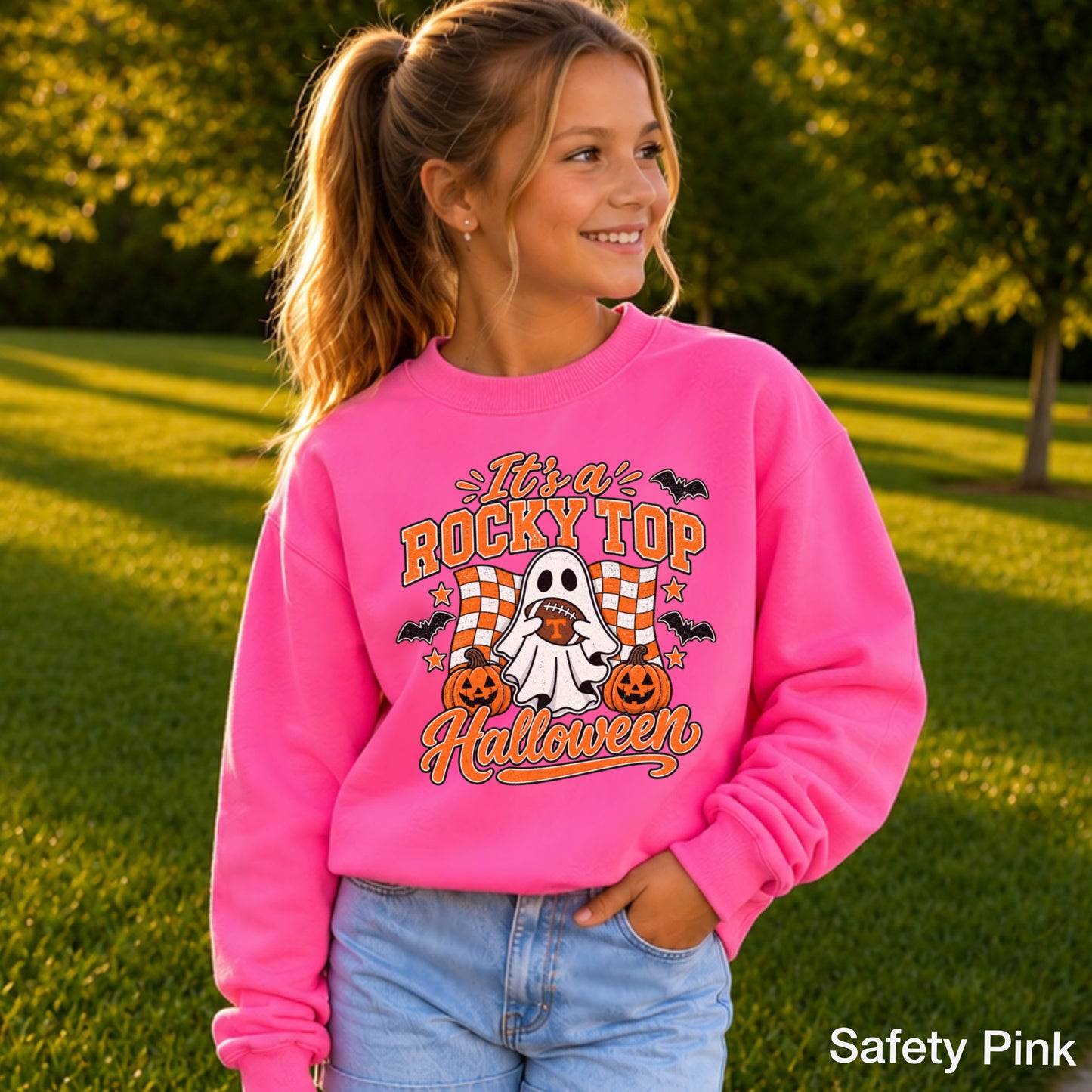 Tennessee Halloween Youth Crewneck Sweatshirt