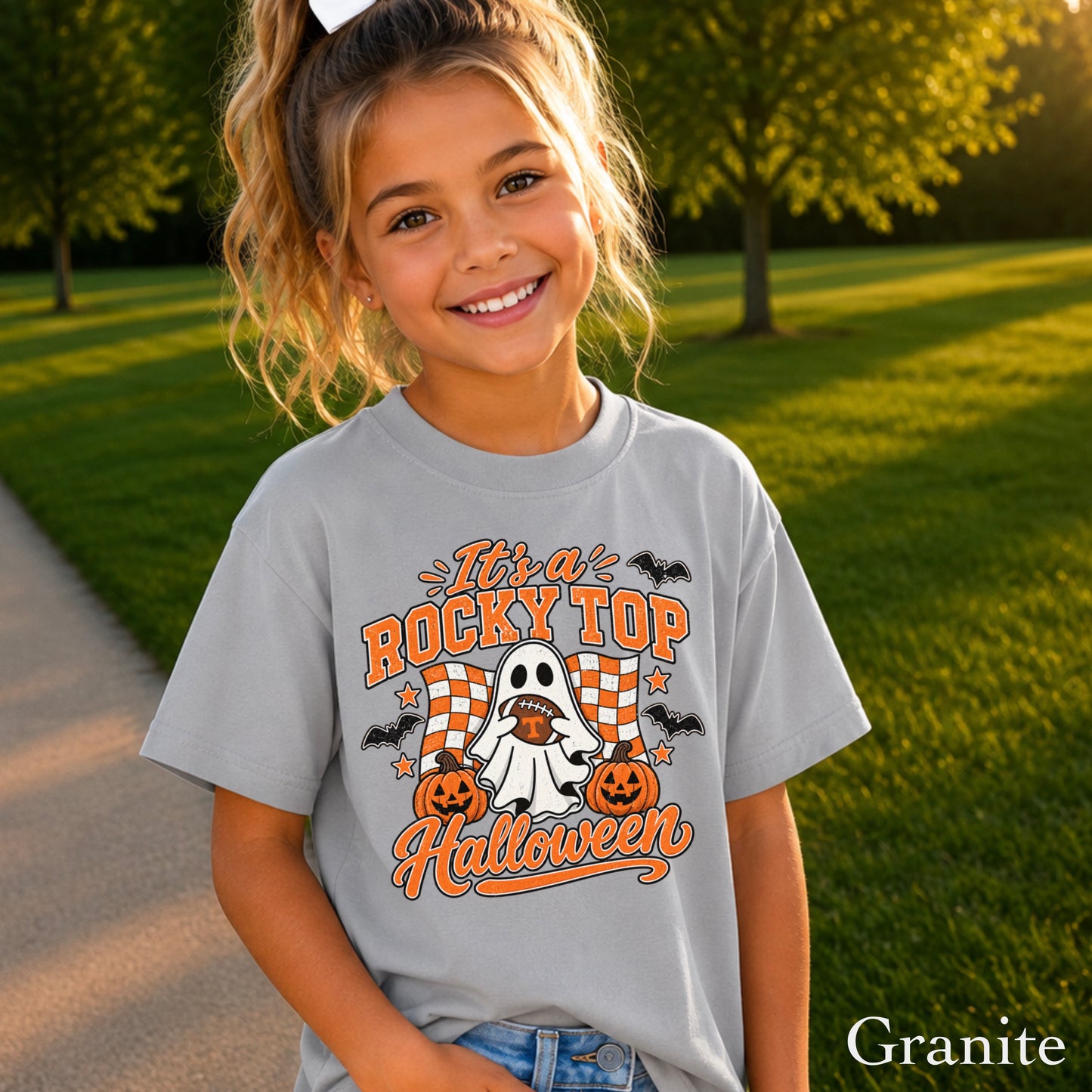 Tennessee Halloween Youth Comfort Color T-Shirt