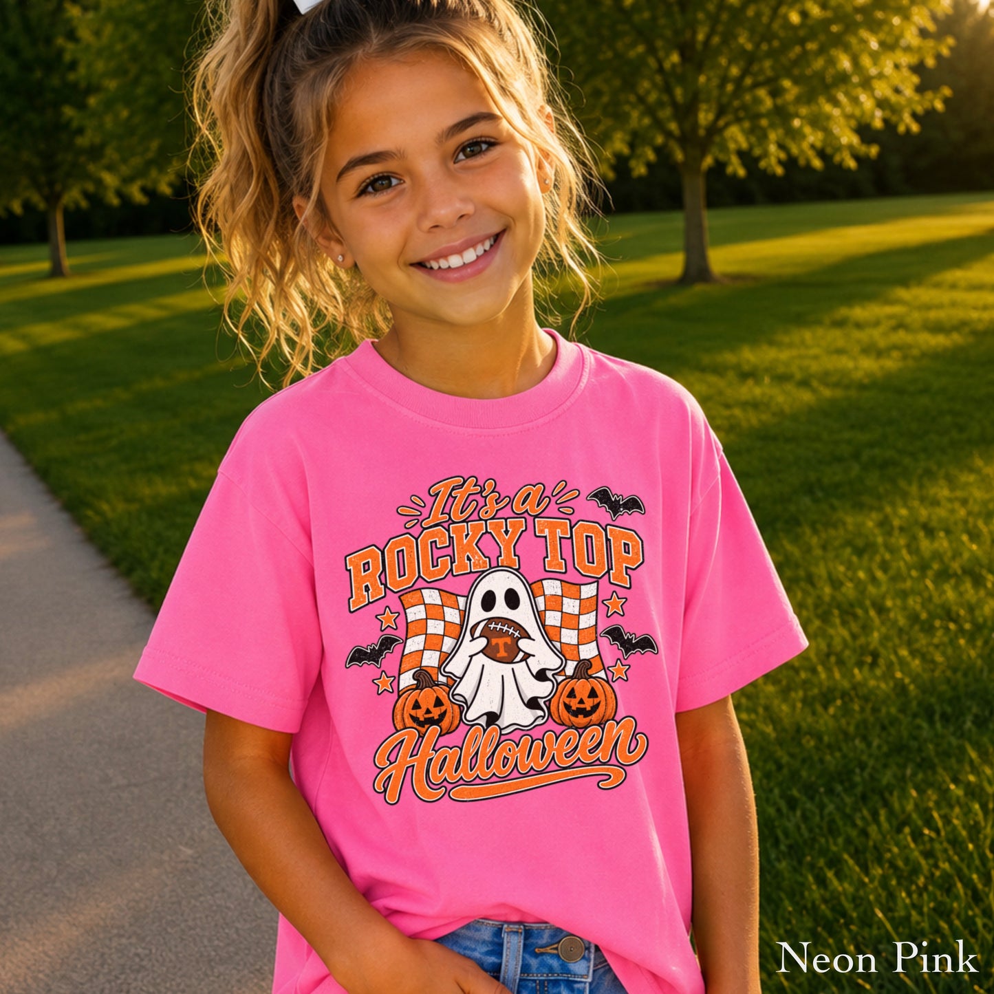 Tennessee Halloween Youth Comfort Color T-Shirt