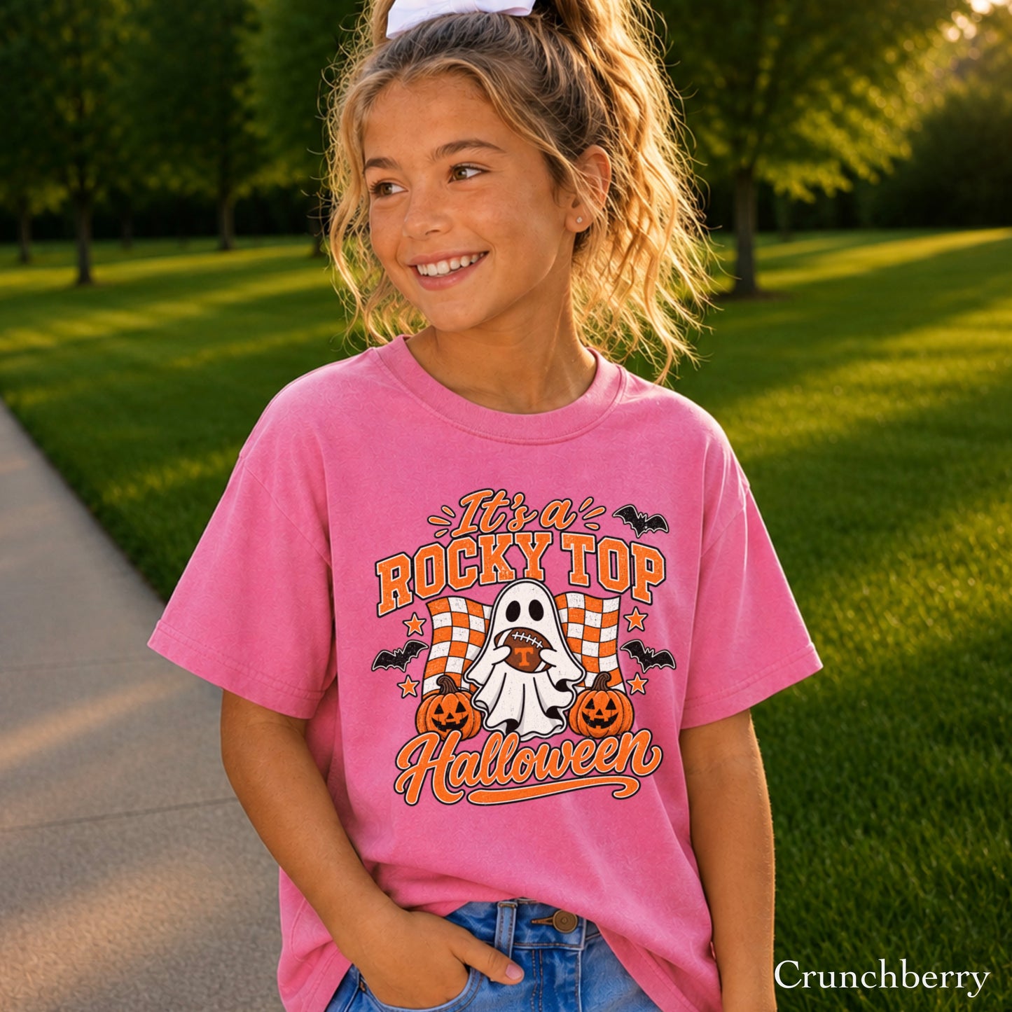 Tennessee Halloween Youth Comfort Color T-Shirt