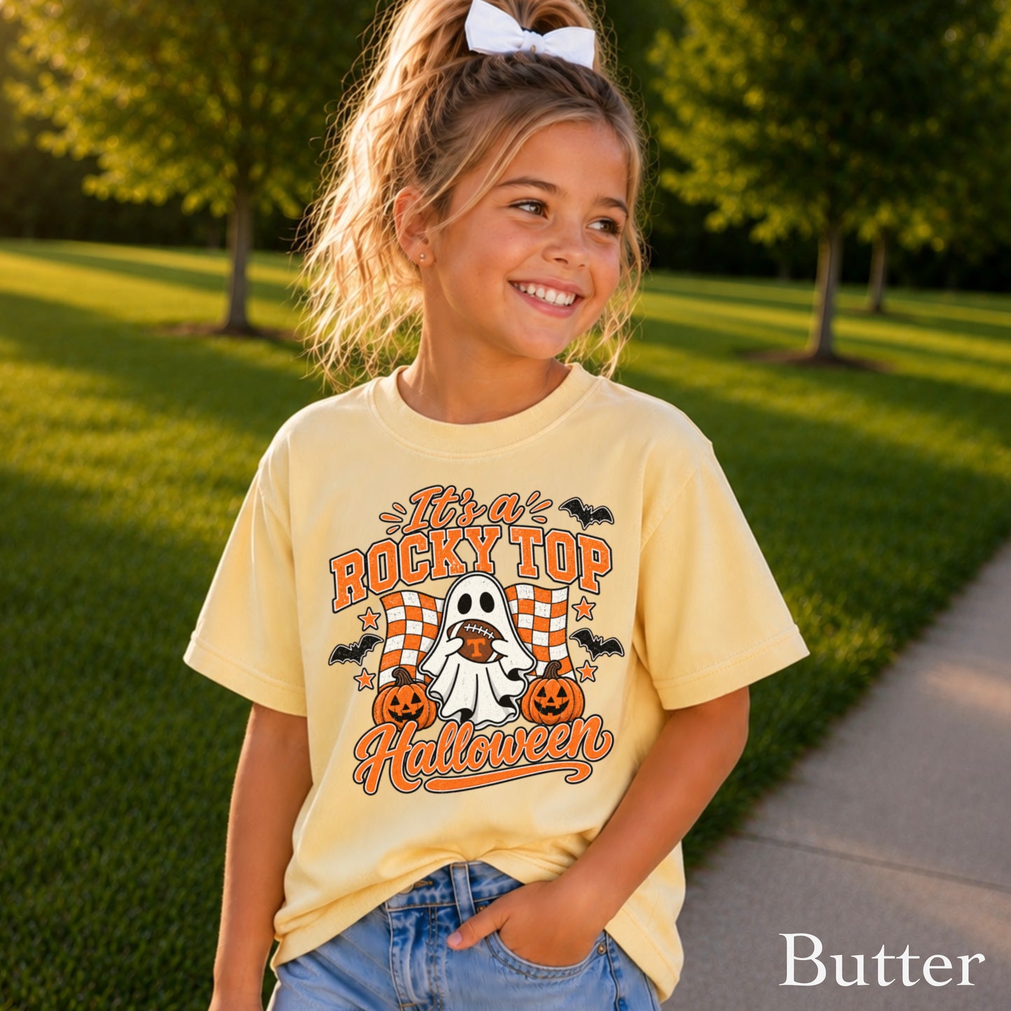 Tennessee Halloween Youth Comfort Color T-Shirt