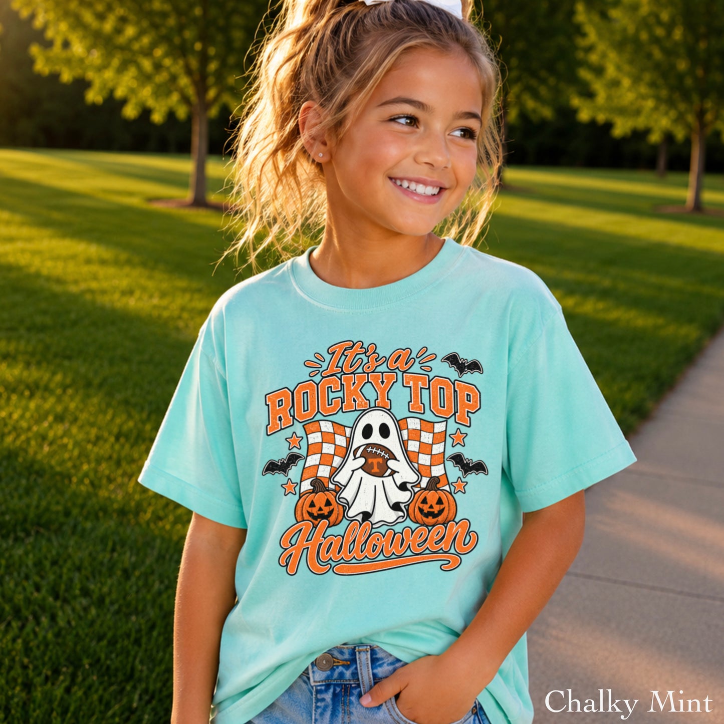 Tennessee Halloween Youth Comfort Color T-Shirt