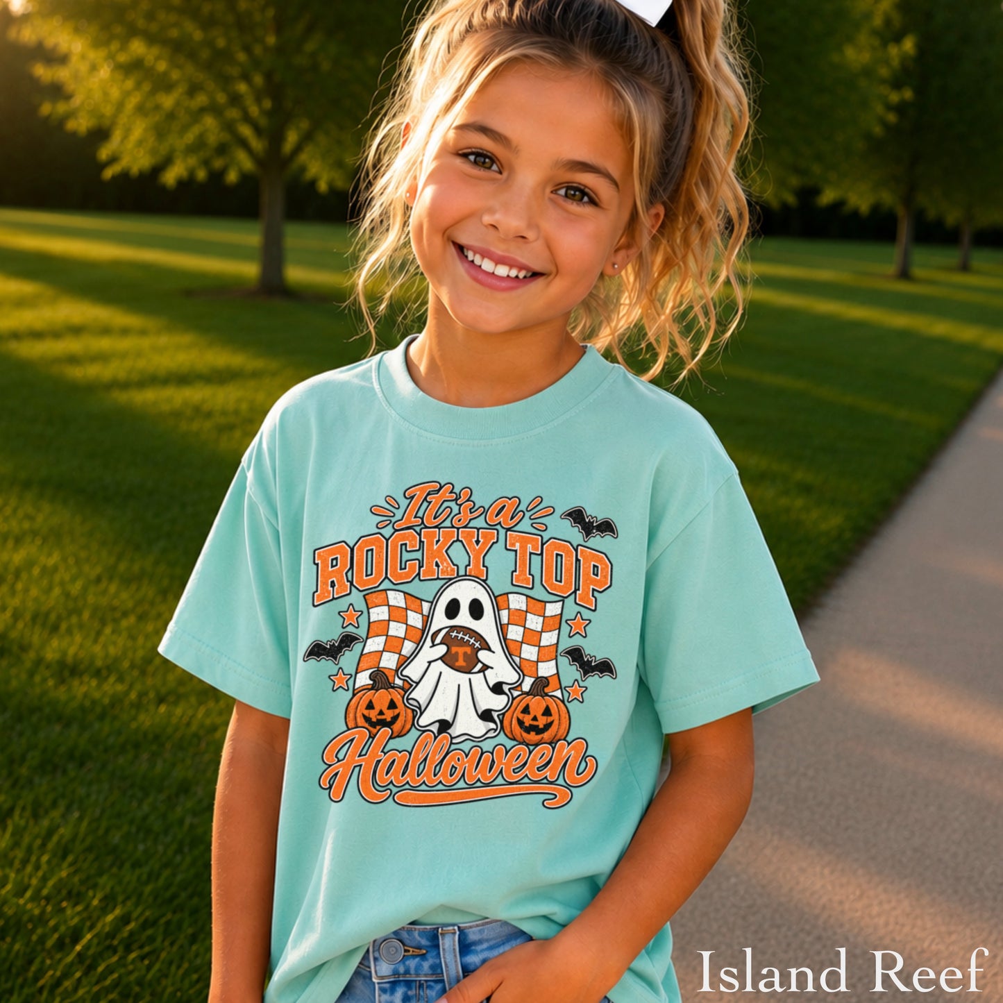 Tennessee Halloween Youth Comfort Color T-Shirt