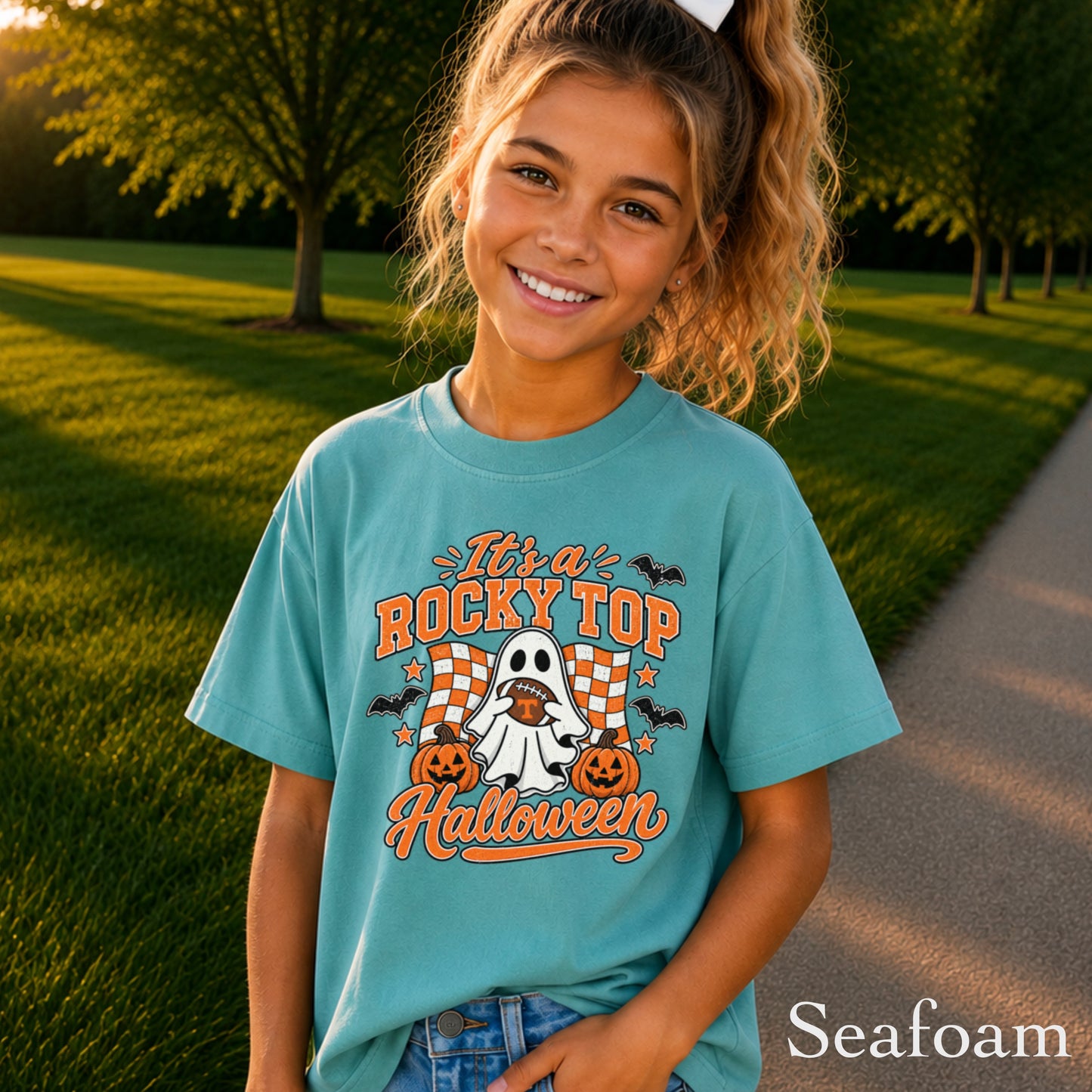 Tennessee Halloween Youth Comfort Color T-Shirt