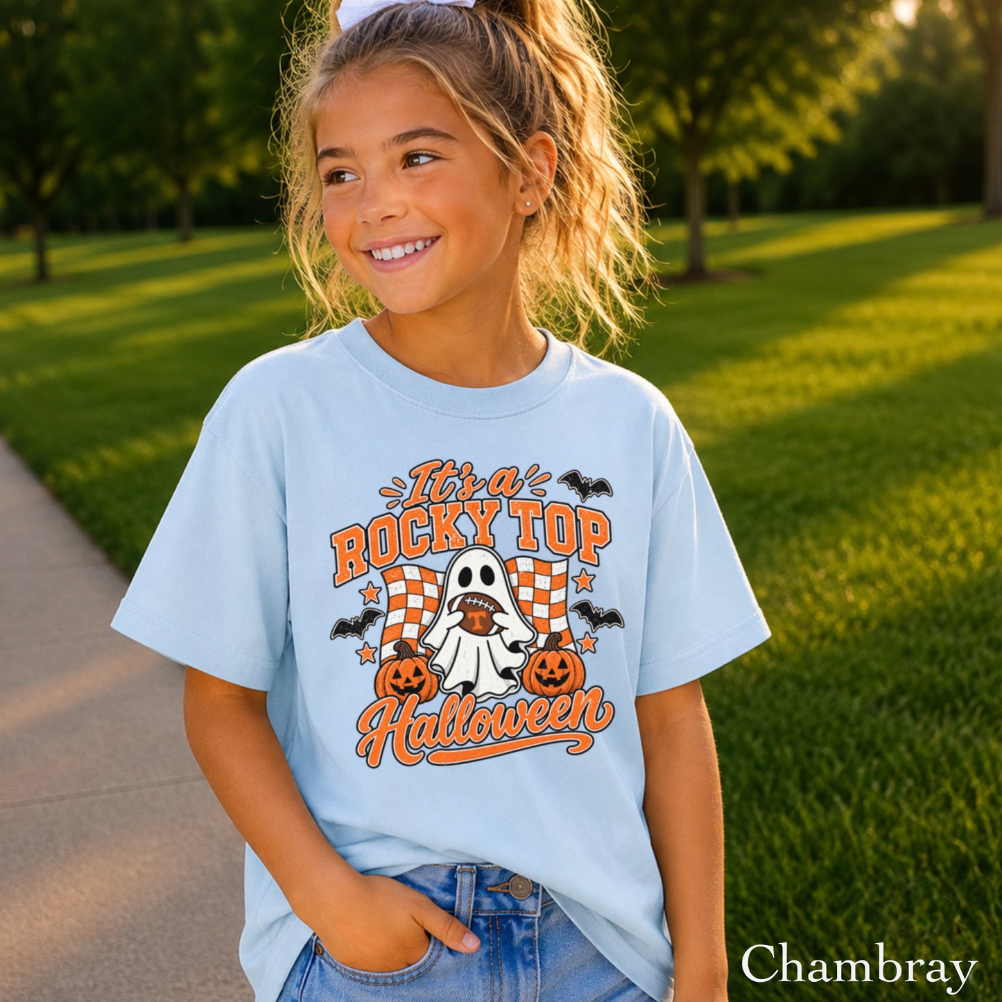 Tennessee Halloween Youth Comfort Color T-Shirt