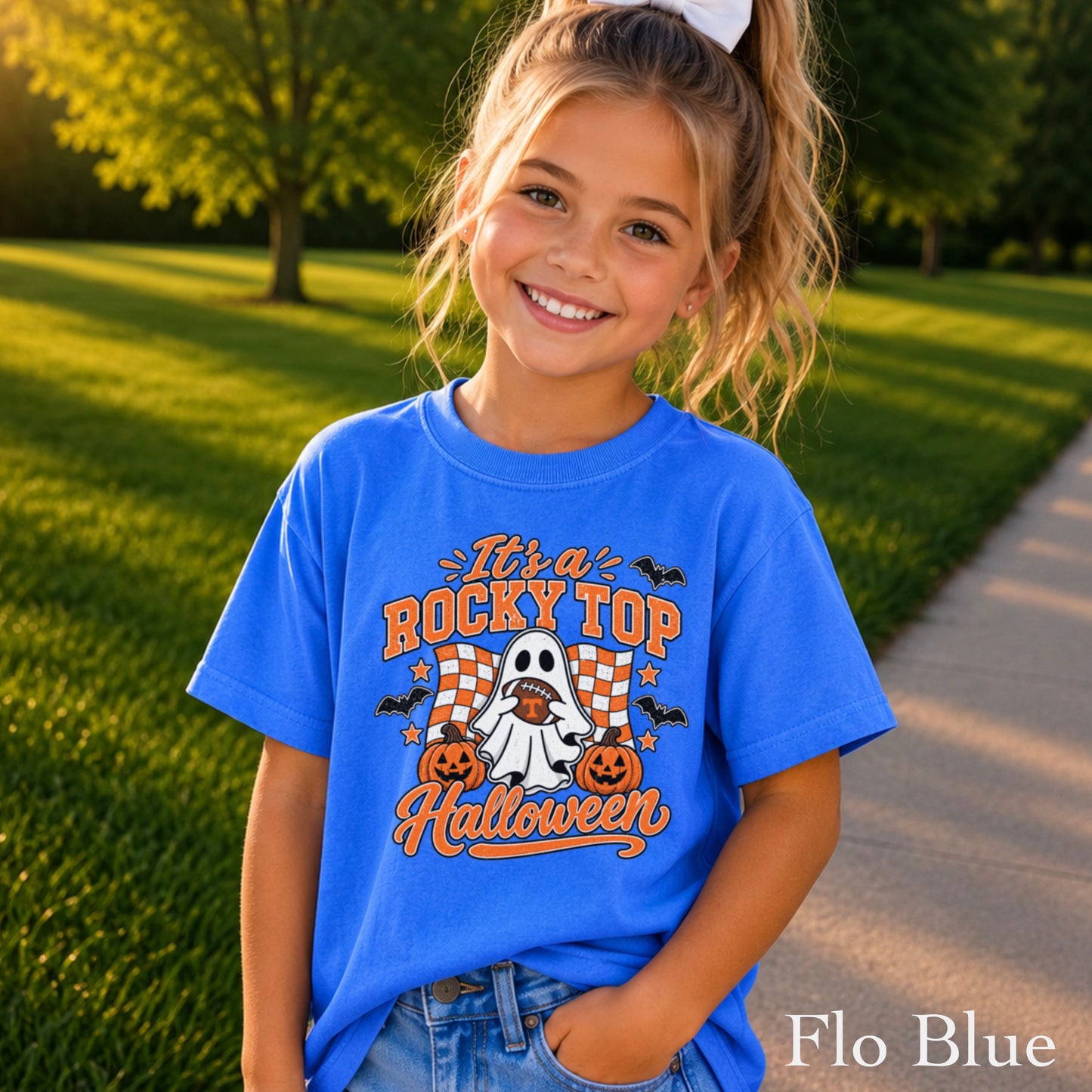 Tennessee Halloween Youth Comfort Color T-Shirt
