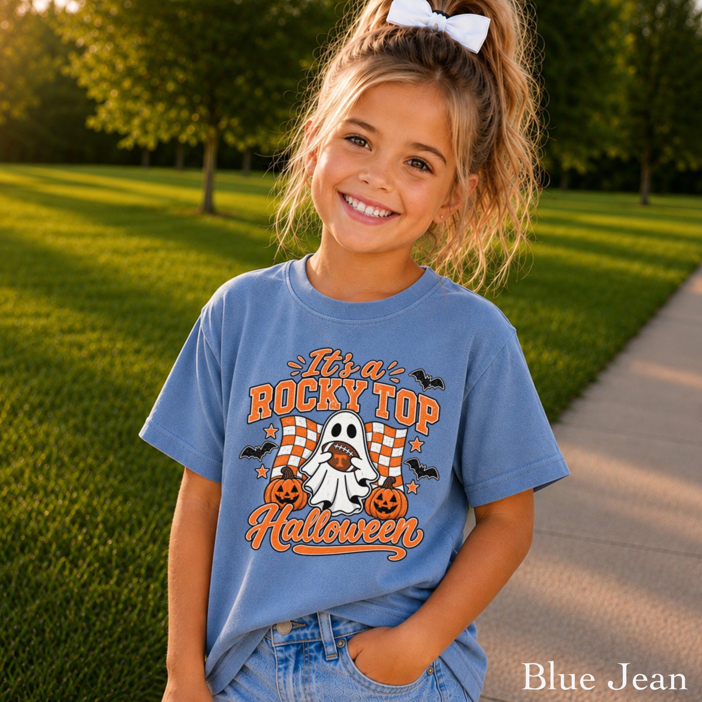 Tennessee Halloween Youth Comfort Color T-Shirt