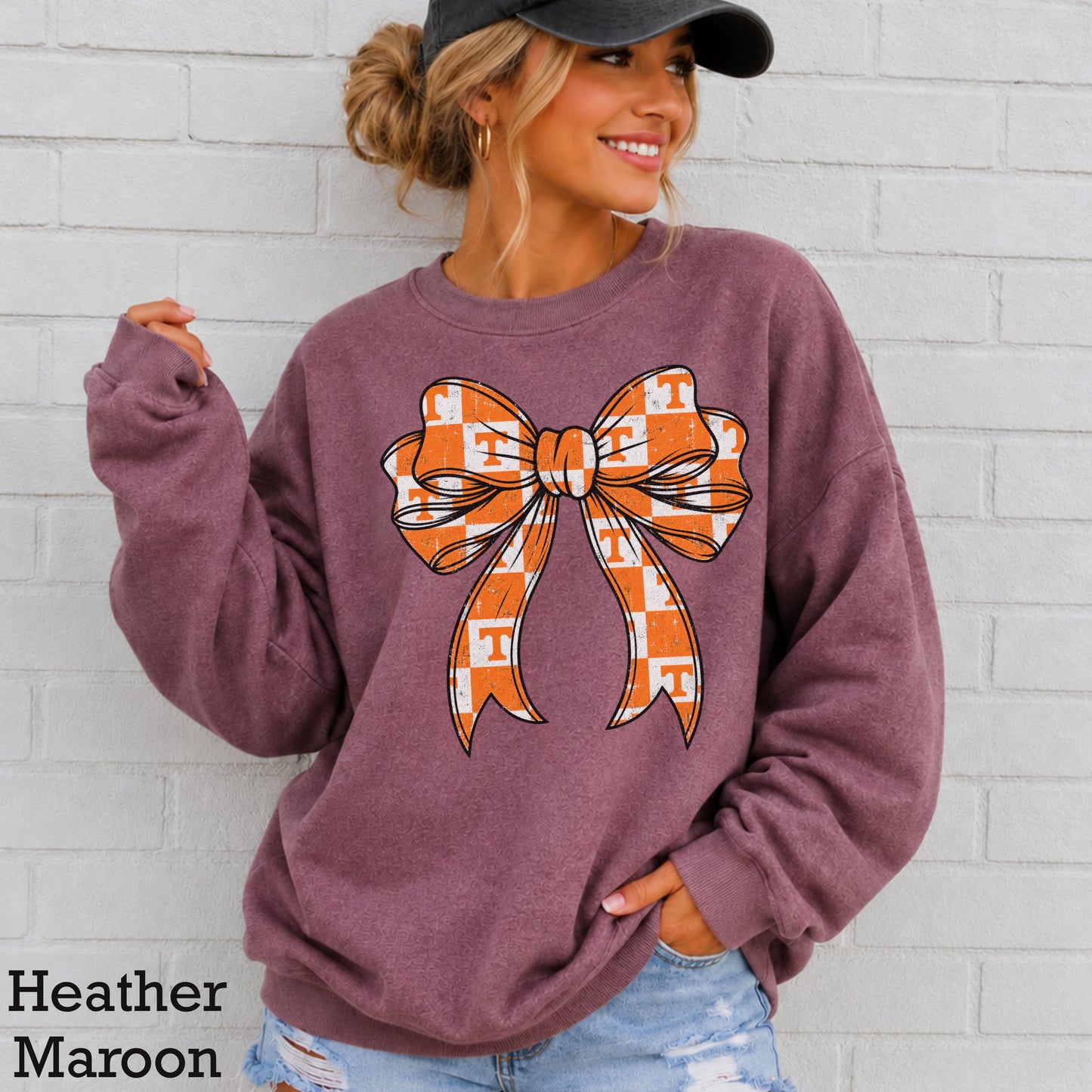 Tennessee Coquette Bow Crewneck Sweatshirt