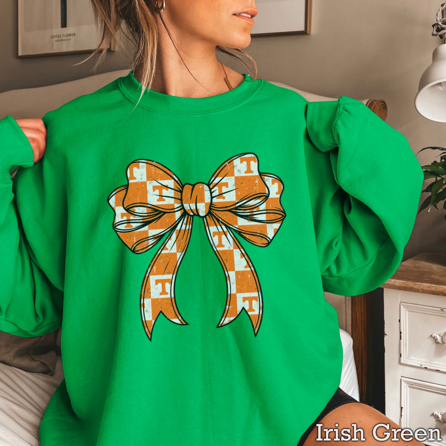 Tennessee Coquette Bow Crewneck Sweatshirt