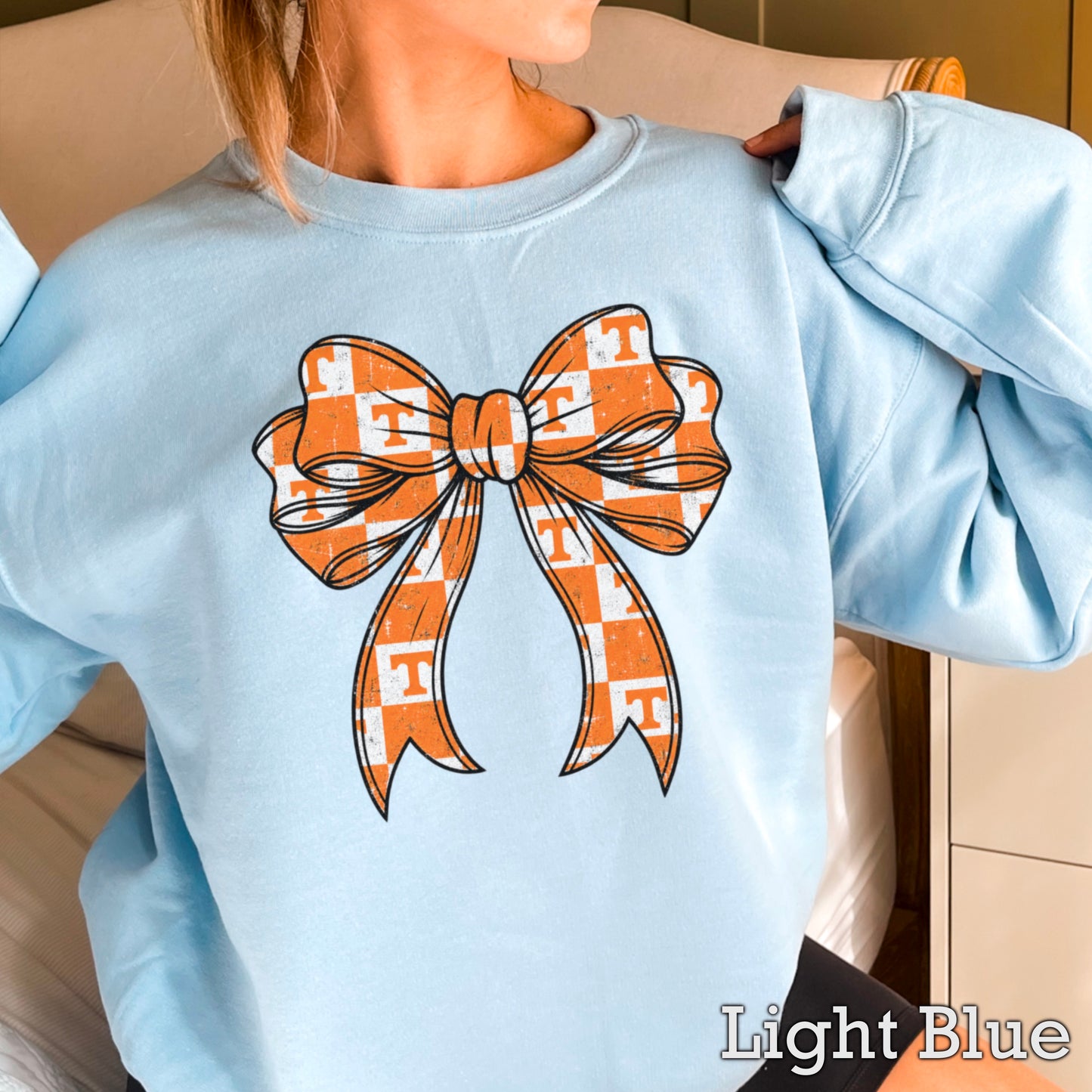 Tennessee Coquette Bow Crewneck Sweatshirt
