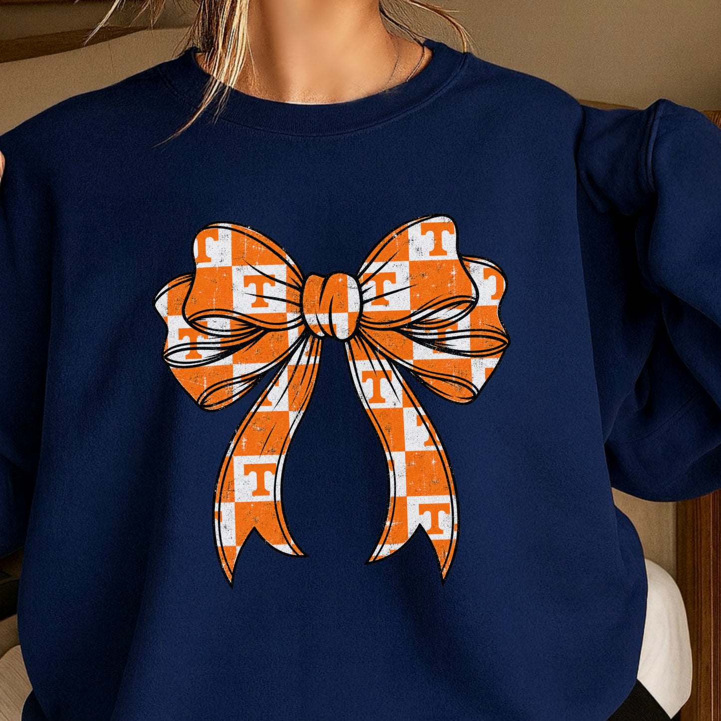 Tennessee Coquette Bow Crewneck Sweatshirt