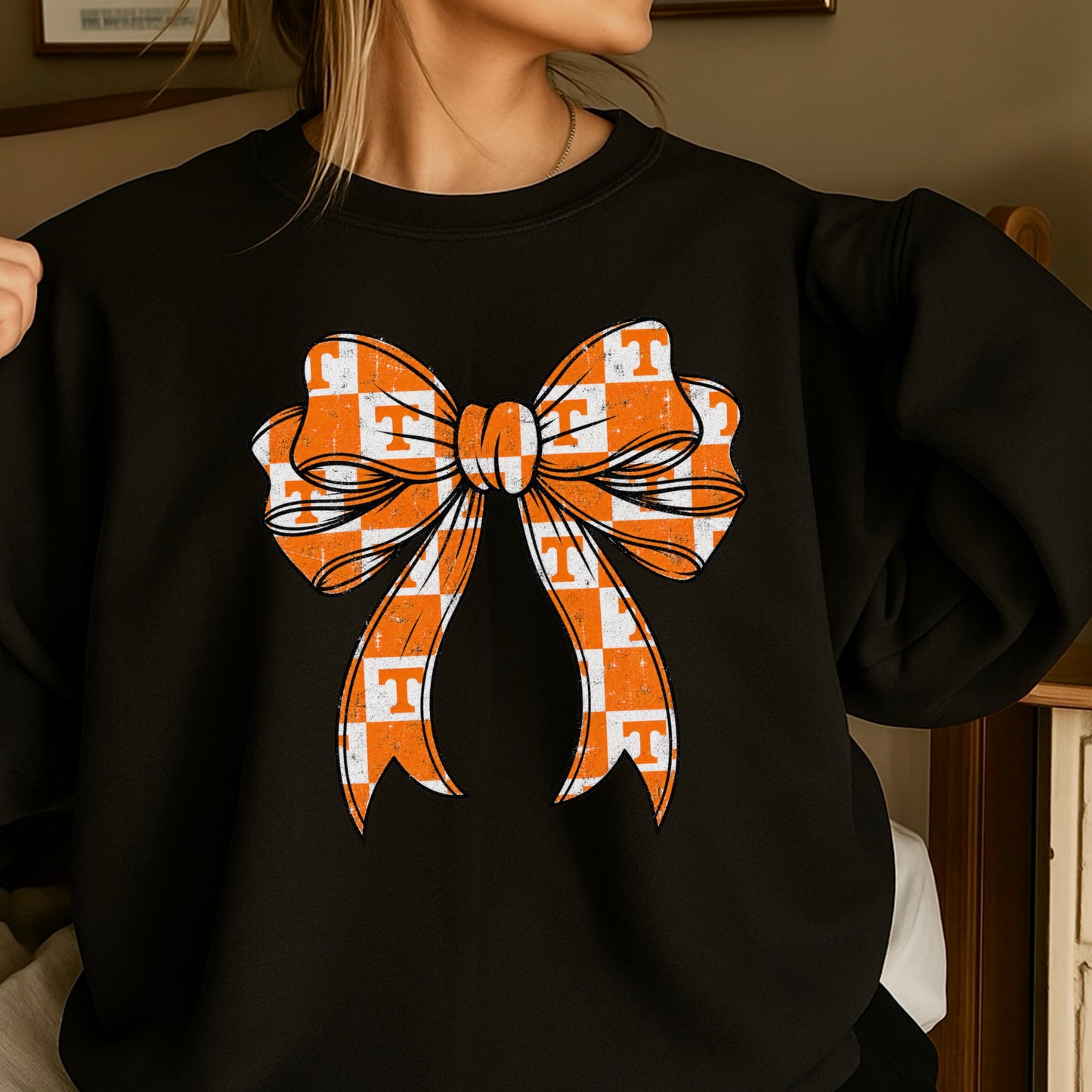Tennessee Coquette Bow Crewneck Sweatshirt