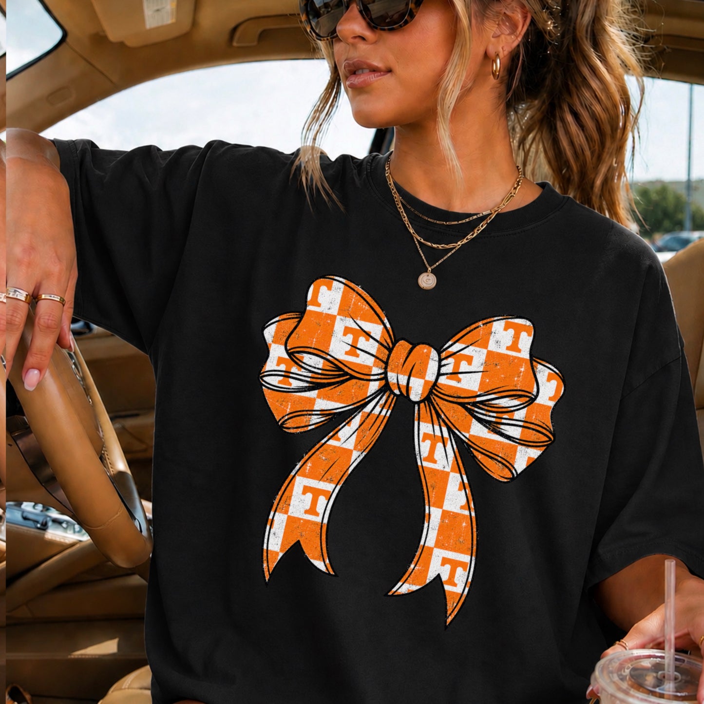 Tennessee Coquette Bow Comfort Color Graphic Tee