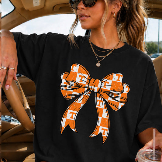 Tennessee Coquette Bow Comfort Color Graphic Tee