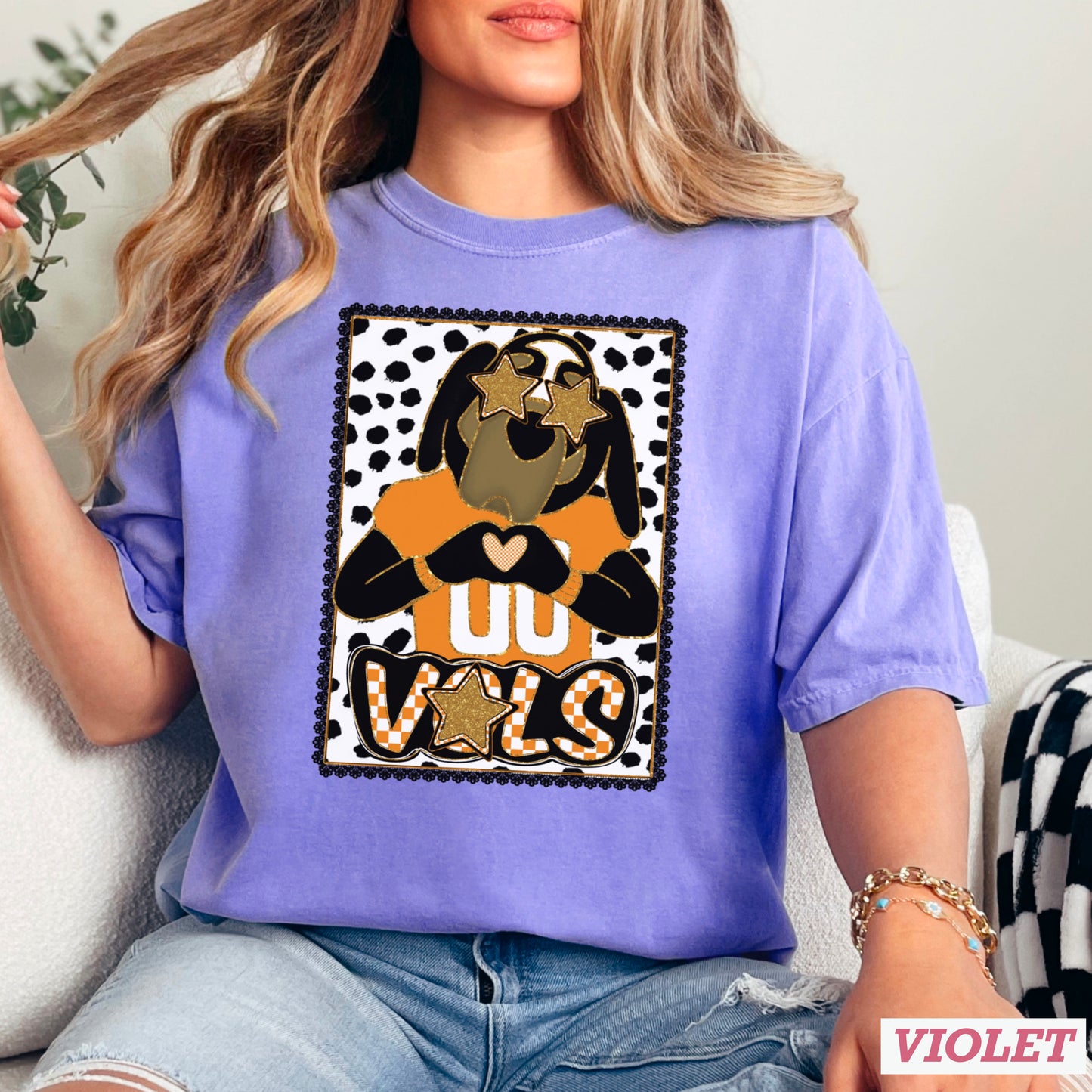 Tennessee Heart Me Comfort Color Graphic Tee