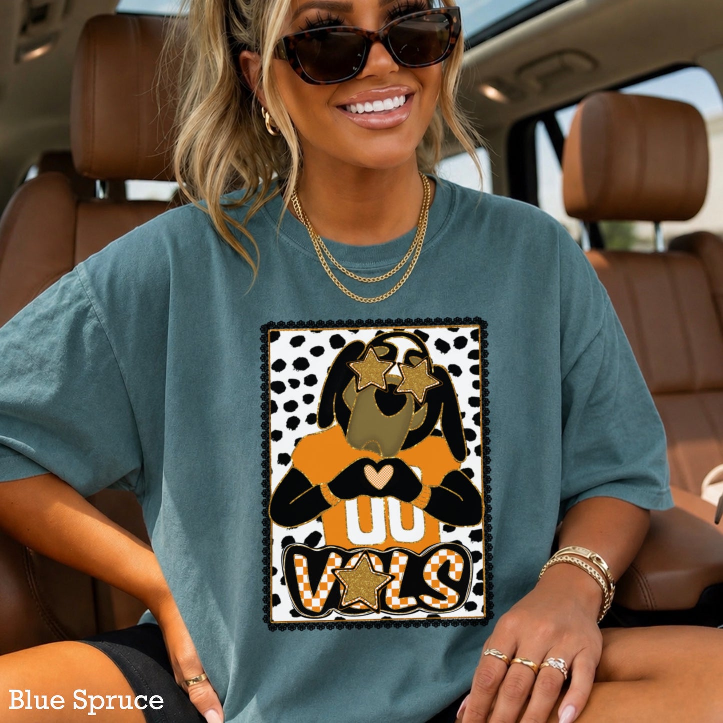 Tennessee Heart Me Comfort Color Graphic Tee