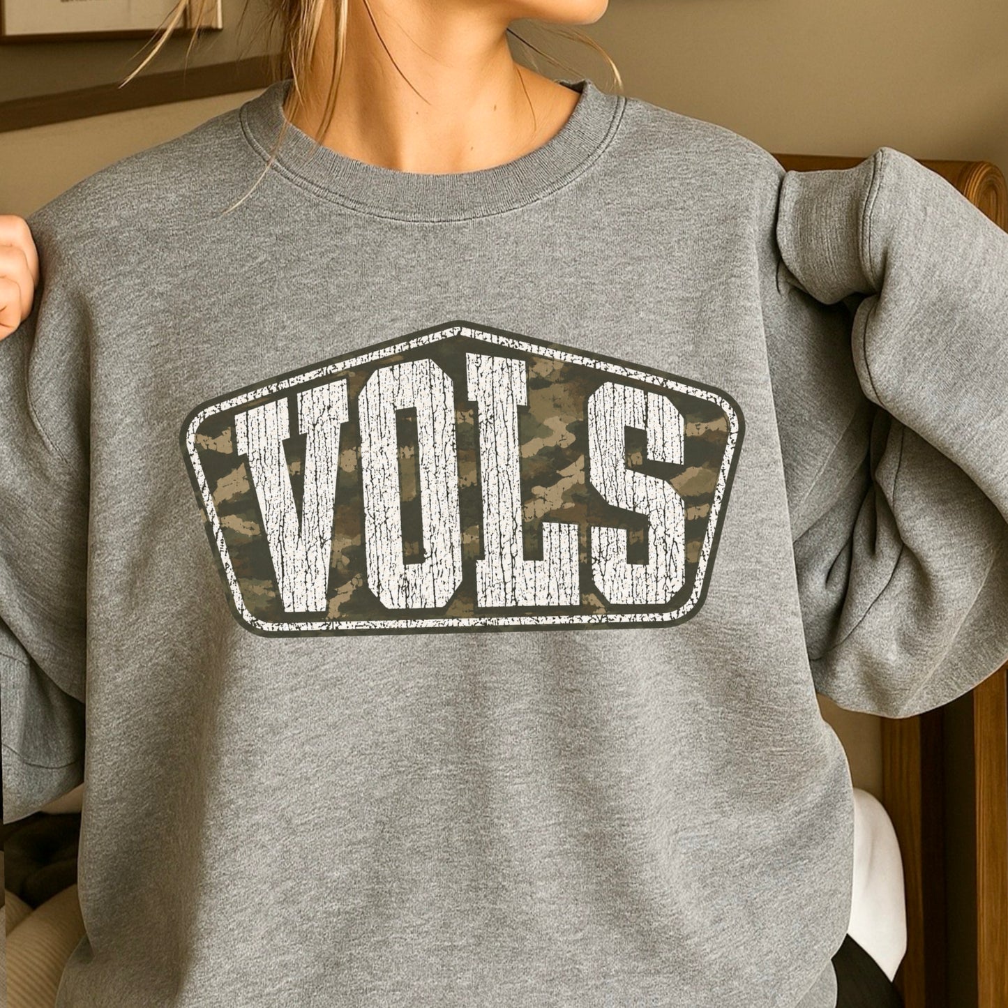 Tennessee Camo Crewneck Sweatshirt